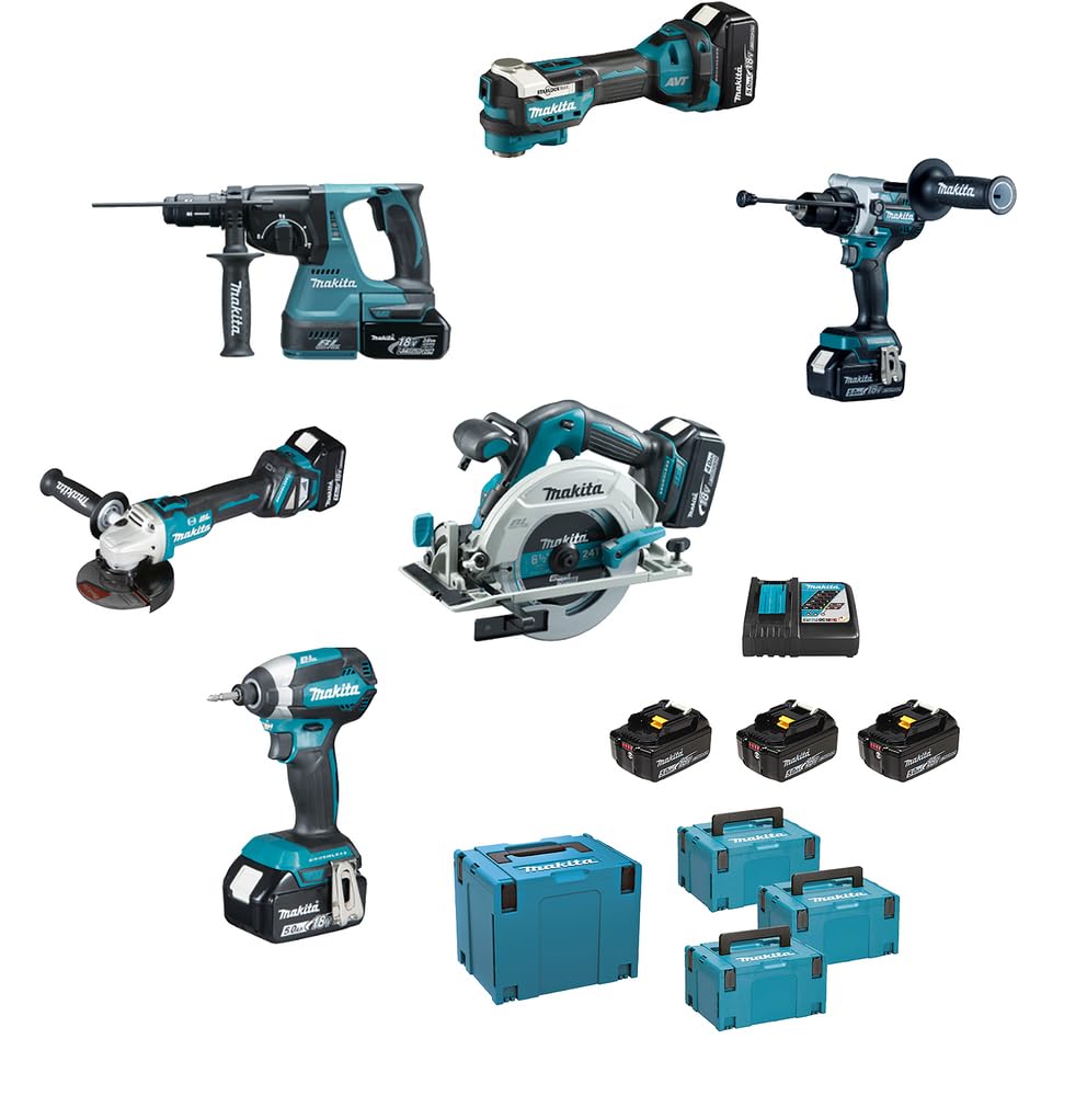 Combo Kit Makita DLX6126JX1 18V 5 Ah : Amazon.de: Baumarkt